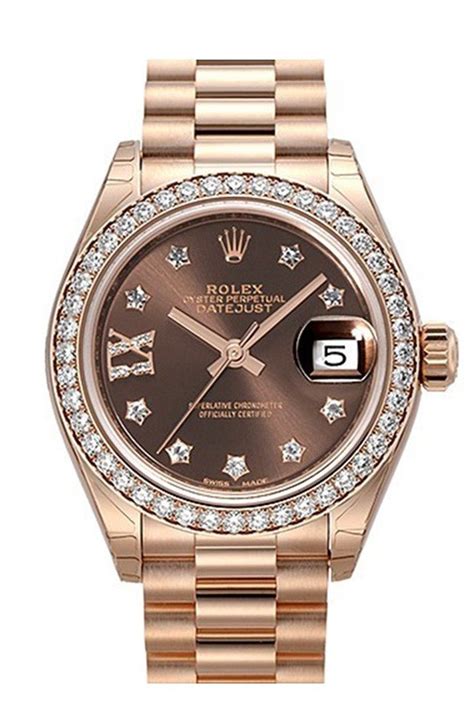 rolex datejust rose gold womens|rolex rose gold datejust price.